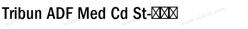 Tribun ADF Med Cd St字体转换